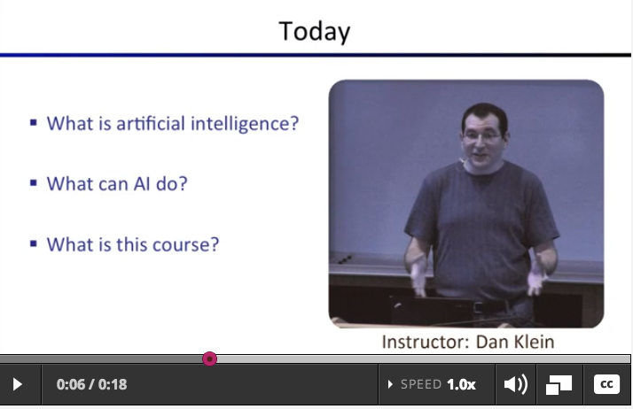 EdX.org: Intro to AI (Berkely)